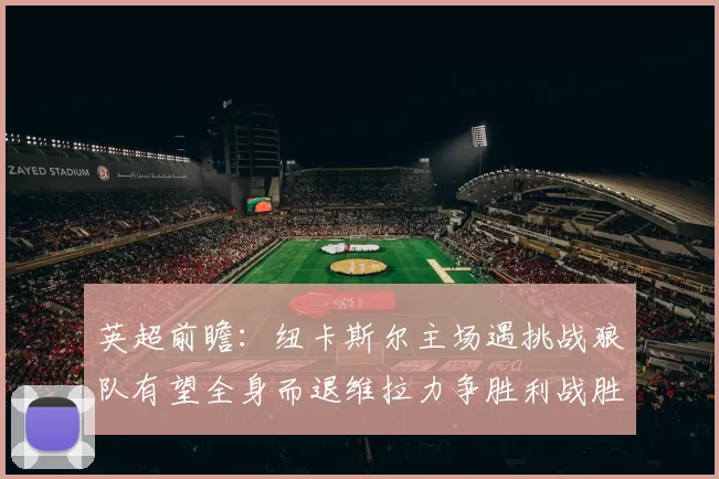 英超前瞻：纽卡斯尔主场遇挑战狼队有望全身而退维拉力争胜利战胜埃弗顿